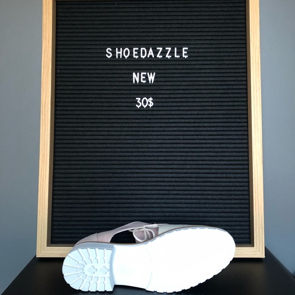 Shoe Dazzle tan and blush flats - Picture 3 of 4